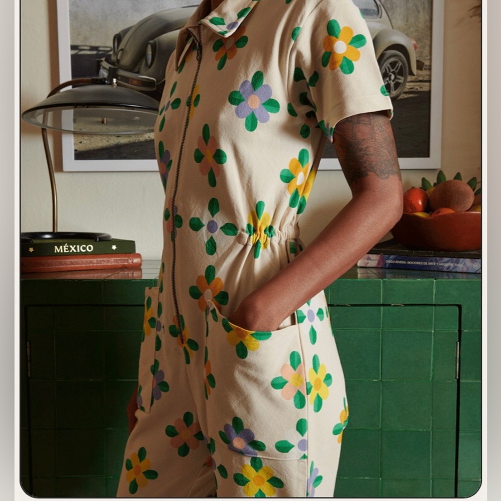 Noble Utility Jumpsuit - Prairie print